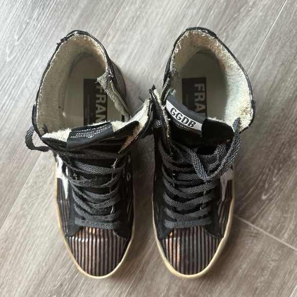EUC authentic luxury high tops trainers from Golden Goose Deluxe Brand,  7/7,5 - Picture 7 of 9